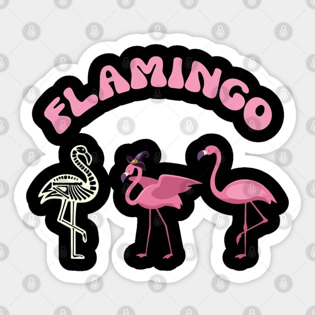 Flamingoween  Halloween Sticker by yalp.play